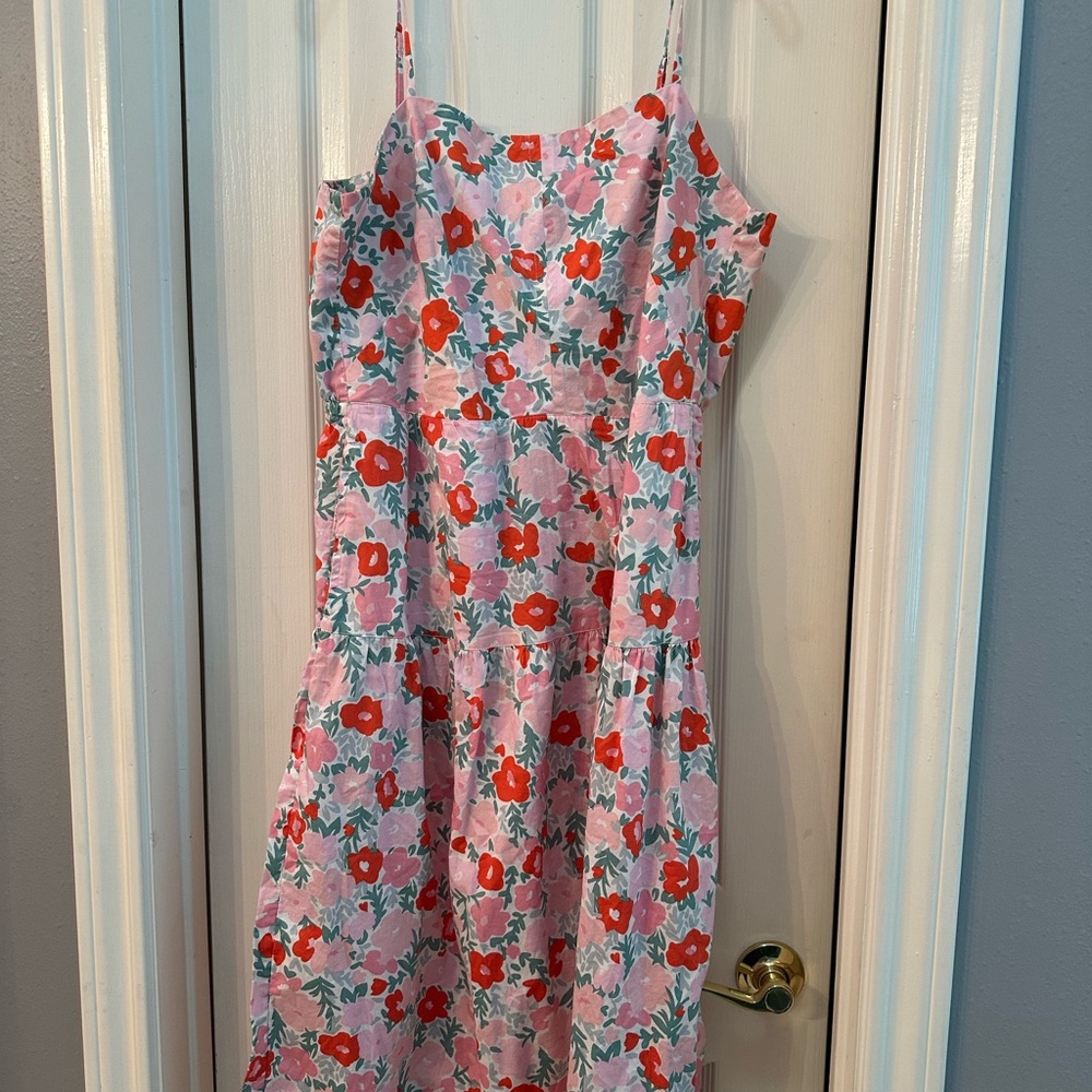 Floral Pink High Low Dress